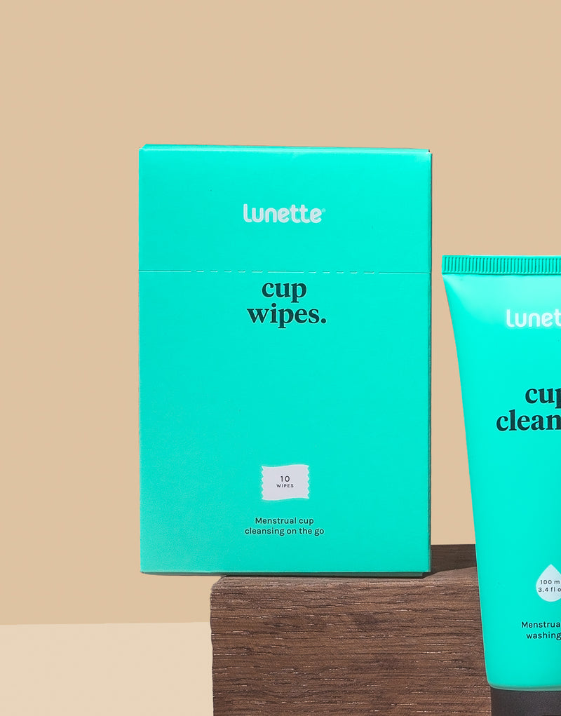 Очищающие салфетки Lunette / Lunette Cupwipes